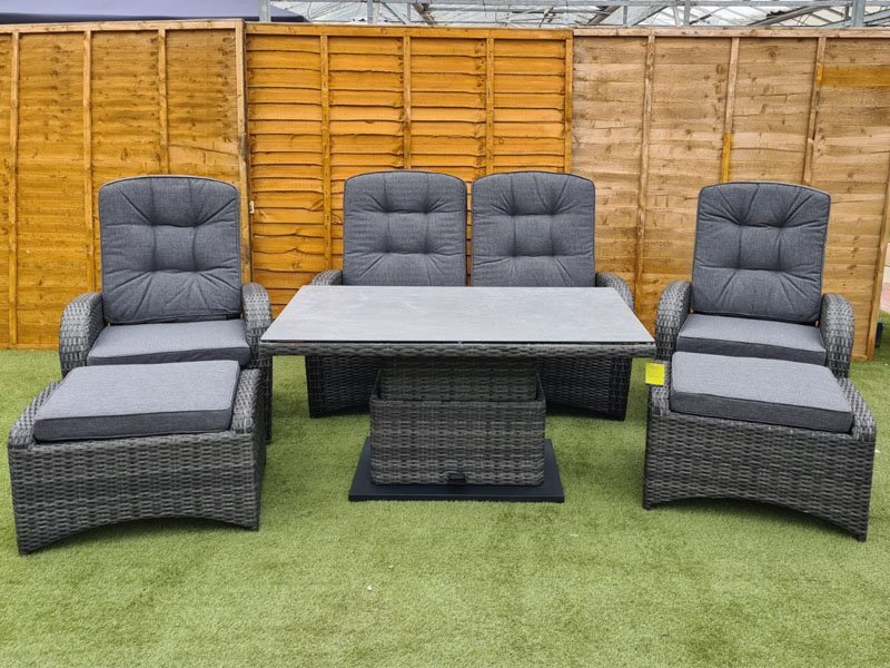 Rattan recliner sofa new arrivals